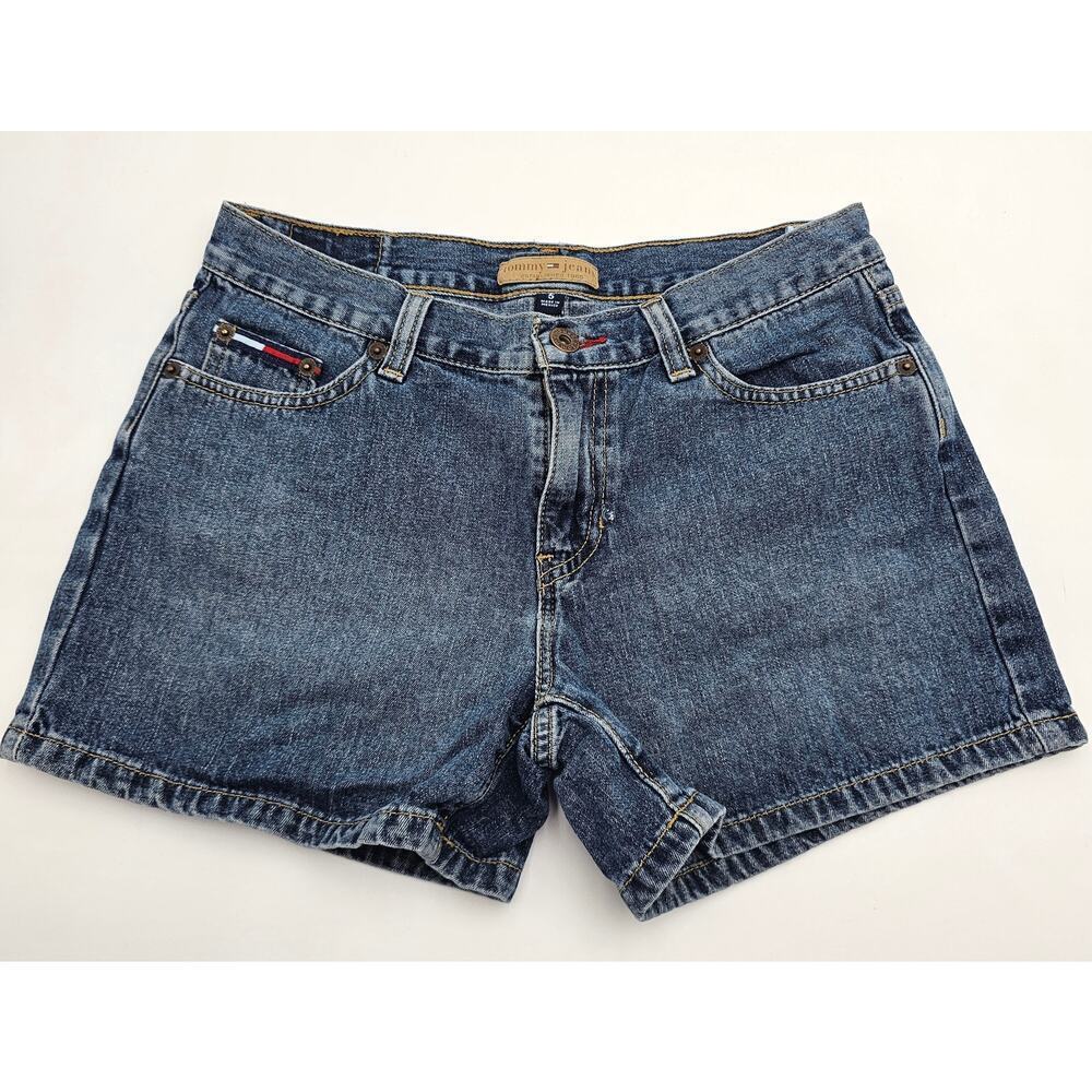 Y2K '03 Tommy Hilfiger Juniors Size 5 Blue Jean Shorts